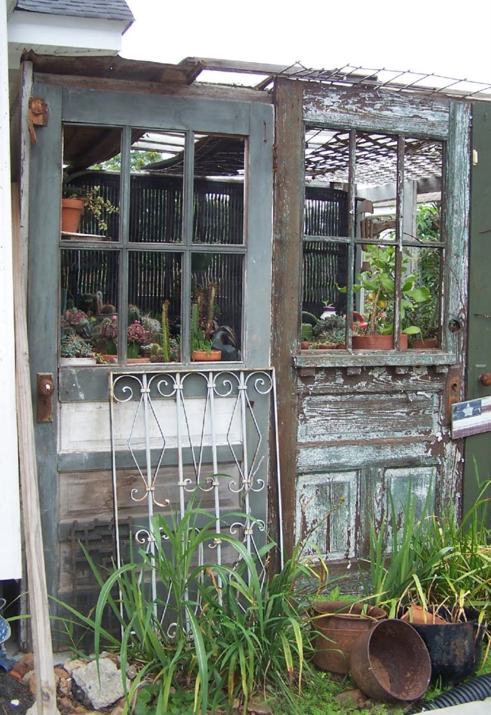 Greenhouses from Old Windows and Doors • Insteading